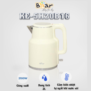 BÌNH ĐUN SIÊU TỐC BEAR 2 LÍT KE-5H20B16, CÔNG SUẤT 2100W
