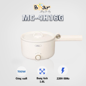 NỒI LẨU ĐIỆN BEAR MC-4H16G 1.6 LÍT, CÔNG SUẤT 800W