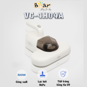 MÁY HÚT BỤI ĐỆM GIƯỜNG 0.35L BEAR VC-4H04A, CÔNG SUẤT 300W